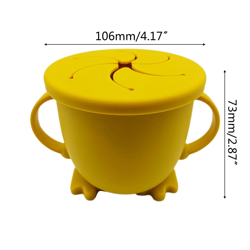 Silicone Snack Cup with Handle